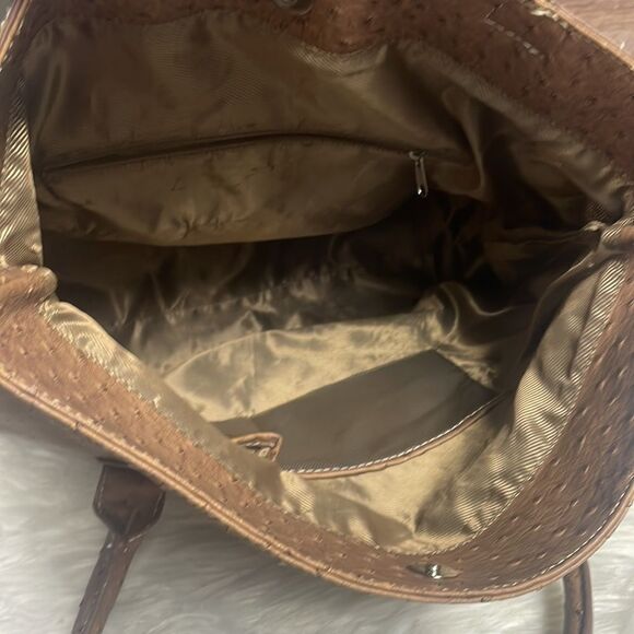 No Brand Large Satchel Purse, Chocolate Brown - Picture 11 of 13